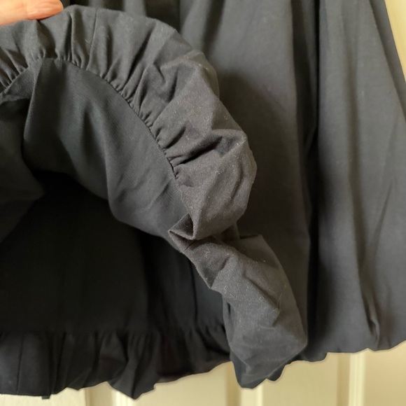 New Reformation St. Louis Strapless Dress Women Size 12 Black Velvet Party - Picture 9 of 16